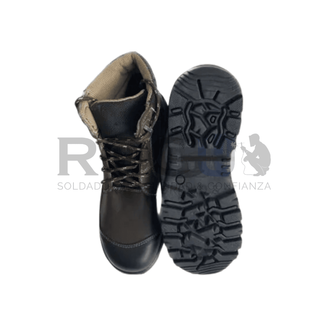 BOTA DE TRABAJO TIPO BORCEGUÍ CON CASCO MOD. 602-5