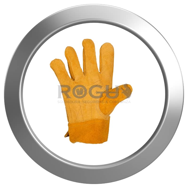 Guantes de carnaza